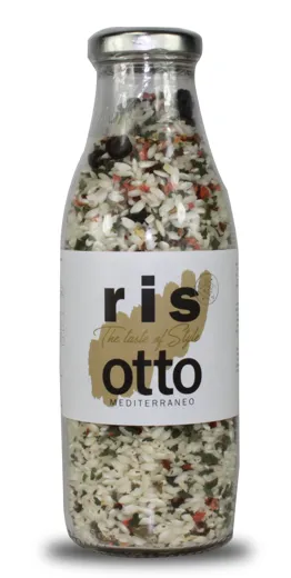 BOTTIGLIA DI RISOTTO MEDITERRANEO  400 g