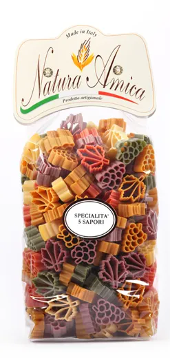 PASTA UVA AI 5 SAPORI 500g