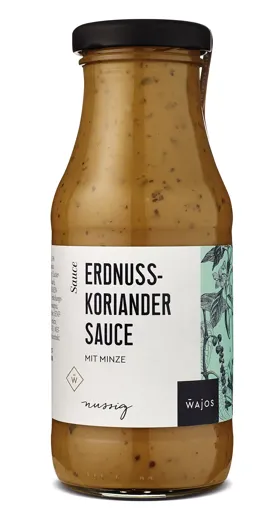 ERDNUSS-KORIANDER SAUCE