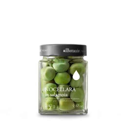 OLIVE VERDI NOCELLARA in salamoia 280 gr